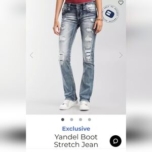 ISO ROCK REVIVAL YANDEL BOOTCUT SIZE 23 OR 24